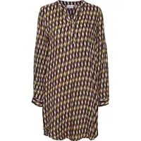Kaffe Robe 'KAmarana' marron / rose pastel / noir