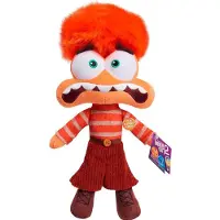 Just Play Inside Out 2 Disney Pixar Anxiety Teddy English 20 Cm Rouge Enfants