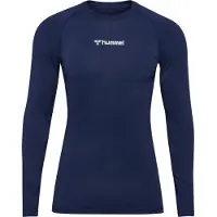 Hummel T-Shirt fonctionnel bleu foncé / blanc