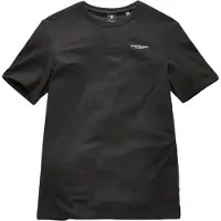 G-Star T-Shirt 'Slim Base T-Shirt' noir / blanc