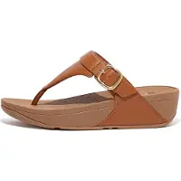 FitFlop Tongs FitFlop Women Lulu Adjustable Toe Post Leather Light Tan-Taille 42