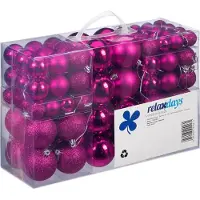 Relaxdays Lot de 100 boules de Noël (100x)