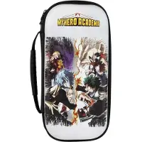 My Hero Academia Housse de protection et de transport pour les consoles Nintendo Switch, Switch Lite et Switch OLED - Rangement pour 8 jeux - Blanc