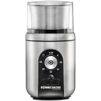 Rommelsbacher Moulin à café et à épices EGK 250 - Acier inoxydable - 200 W - 2 récipients de broyage - Fonction pulse - 10,5 x 11,5 x 20,2 cm