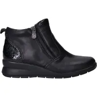 Rieker Boots 'Enkellaarsjes Plat' noir