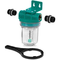 Vonroc Préfiltre pour pompes et pompes hydroniques - 12cm - Max. 4000l/h - Préfiltre universel