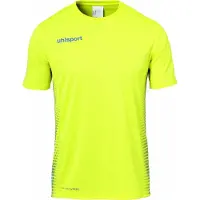Uhlsport Score Short Sleeve Set Jaune,Bleu 2XL Homme
