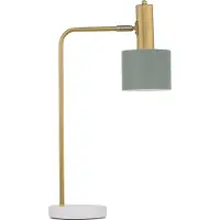 Nova Luce Paz Skandi lampe de table en or mat