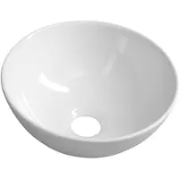 Sapho Small - Lavabo Aster, diamètre 280 mm, sans trop-plein, blanc AR499