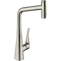 Hansgrohe Metris Select M71 Mitigeur de cuisine 320, douchette extractible, 2 jets, 73820800