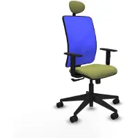 Piqueras Y Crespo Chaise de bureau avec appui-tête Motilla 1D066N1 vert