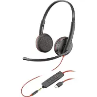 Poly Blackwire C3225 Casque stéréo USB-C (Bundle)