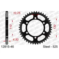 DC AFAM 12815 Rear Sprocket Argenté 46t