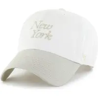 47 Mlb New York Yankees Foundation Script Tt Clean Up Cap Blanc