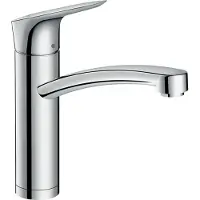 Hansgrohe Mitigeur de cuisine Logis M31 , installation devant une fenêtre, 1 jet chromé - 71833000