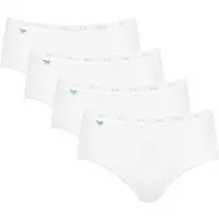 Sloggi Culottes & slips BASIC+ X 4 femmes - Blanc - FR 38