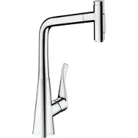 Hansgrohe Mitigeur de cuisine 320 avec douchette extractible 2 jets chromé Metris Select M71