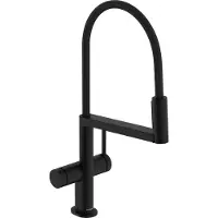 Hansgrohe robinet de cuisine Talis Select M54 PowderSpray, monocommande, semi-professionnel, 3 jets, finition noire mate