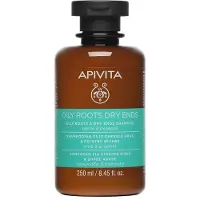 Apivita Oily, Shampooing régulateur pour cheveux gras avec pointes sèches, 250 ml