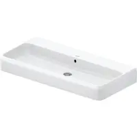 Duravit Qatego lavabo, 1000x470mm, avec trop-plein, partie inférieure vitrée, 238210 (470 mm, 1000 mm)