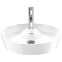 Duravit Vasque à poser Duravit CAPE COD sans trop-plein avec MitIgeur d- 480mm 1 trou robinetterie we