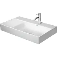 Duravit Lavabo DURASQUARE o ÜL m HLB Be re 800x470mm o HL blanc (470 mm, 800 mm)