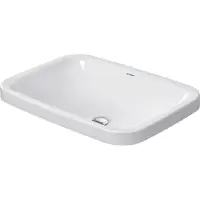 Duravit Vasque à encastrer DURASTYLE sans PLU HLB 600x430mm sans trou pour robinet blanc (430 mm, 600 mm)