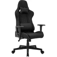 Sense7 Fauteuil gaming SENSE7 Spellcaster - Fauteuil d'ordinateur Fauteuil de bureau HDF Fabric noir