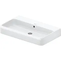 Duravit Qatego lavabo, 800x470mm, avec trop-plein, partie inférieure vitrée, 238280 (470 mm, 800 mm)