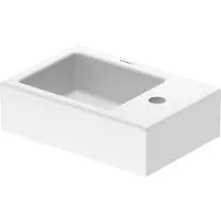 Duravit Lave-mains pour meuble VERO AIR 380x250mm o ÜL m HLB 1 HL droite blanc (250 mm, 380 mm)