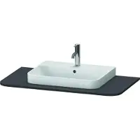 Duravit Console Happy D.2 Plus, 1000x550 mm, 1 découpe, pour meuble sous-lavabo HP4941, HP4961, HP4971, HP031E08080