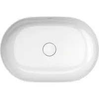 Duravit Vasque à poser LUV o ÜL HLB 600x400mm sans trou pour robinet blanc (400 mm, 600 mm)