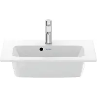 Duravit Möbel-WT ME by Starck compact m ÜL m HLB 630x400mm 1 Hahnloch weiss WG
