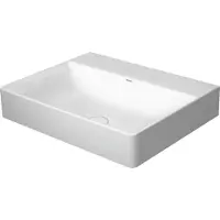 Duravit Lavabo DURASQUARE sans meuble avec plan de toilette 600x470mm sans robinetterie blanc (470 mm, 600 mm)