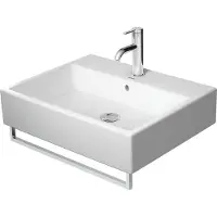 Duravit Plan de toilette VERO AIR m ÜL HLB geschli 600x470mm 1 HL blanc (470 mm, 600 mm)