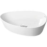 Duravit Vasque à poser CAPE COD o ÜL o HLB 500x405mm blanc satiné (405 mm, 500 mm)