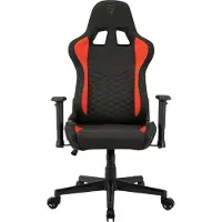 Sense7 Spellcaster, Chaise gaming, Noir, Rouge