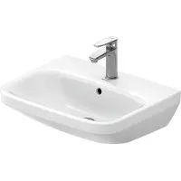Duravit Plan de toilette DURASTYLE avec lavabo HLB 550x440mm 1 trou de robinet blanc WG (440 mm, 550 mm)