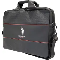 U.s. polo assn. Sacoche pour Ordinateur Portable 15'' Modèle Middle Stripe U.S PoloNoir