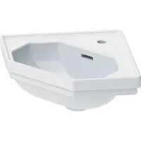 Duravit Lave-mains d'angle 1930 m ÜLB HLB 595x450mm 1 trou de robinet blanc (450 mm, 595 mm)