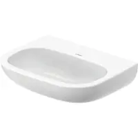 Duravit Lavabo D-CODE MED sans meuble avec plan de toilette 600x460mm sans robinetterie blanc (460 mm, 600 mm)
