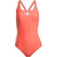 Adidas Maillot de bain sport '3 STRIPES C-BACK' saumon / blanc