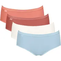Sloggi Slip bleu ciel / saumon / merlot / blanc