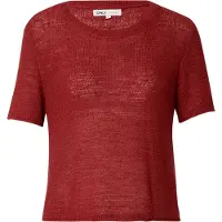 ONLY Pull-over 'ONLSunny' rouge rouille