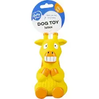 Duvo+ Jouet pour chien zèbre/girafe assis en latex
