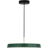 Nova Luce Lustre LED Vetro, Variante : 41 W, 3000 K, 2693 lm, Ø 500 x 50 mm, vert mat