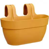 Elho Pot de plante rectangulaire moyen Elho Vibia Campana jaune