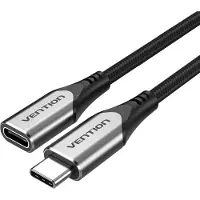 Vention Câble USB-C 3.1 TABHF 1m Gray (1 m, USB 3.2 Gen 1, 60 W)