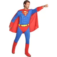 Atosa Superman Man Costume Rouge L Enfants