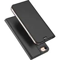 DUX Skin Pro Series Housse en cuir (Apple iPhone 7, Apple iPhone 8), Coque pour téléphone portable, Gris